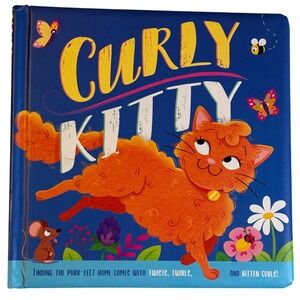 Curly Kitty Igloo Books Board Book Toddler Kitten Sheep‎ Llama Fun Story